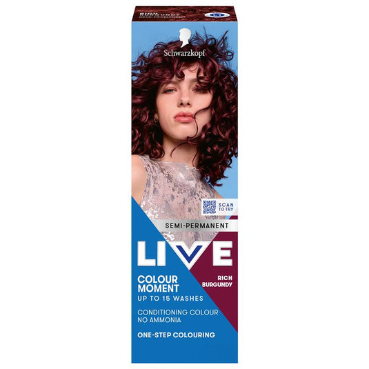 Schwarzkopf LIVE Colour Rich Burgundy Semi Permanent 75ml