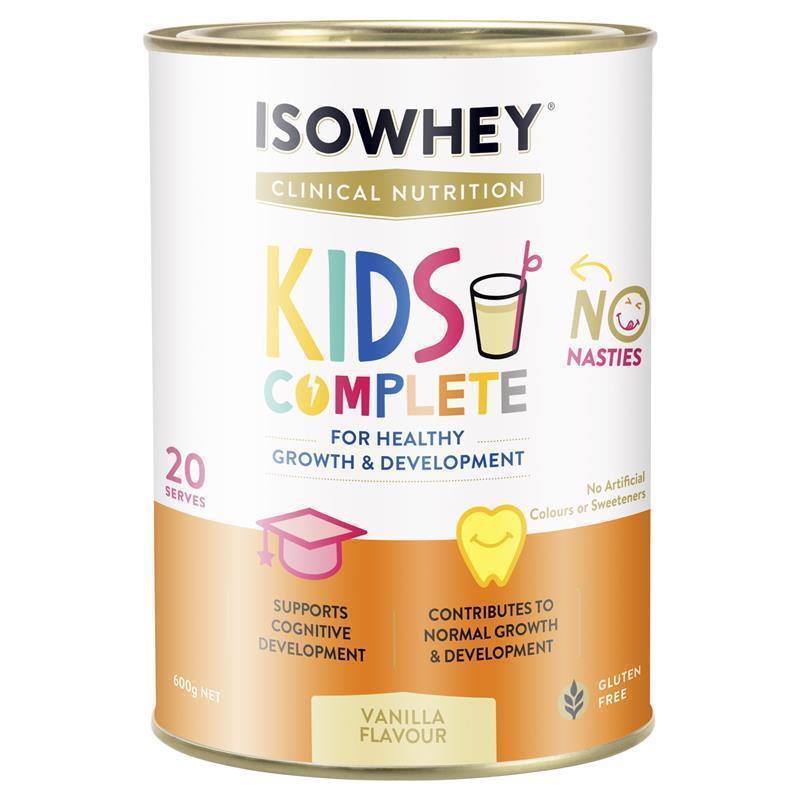 Load image into Gallery viewer, IsoWhey Clinical Nutrition Kids Complete Vanilla 600g
