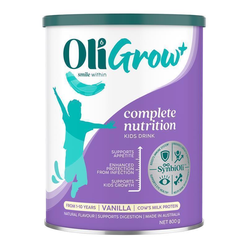 Load image into Gallery viewer, OliGrow+ Kids Nutritional Supplement – Fussy Eater &amp; Immune Support 800g
