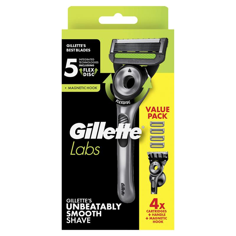 Load image into Gallery viewer, Gillette Labs Razor +4 Blade with Hook
