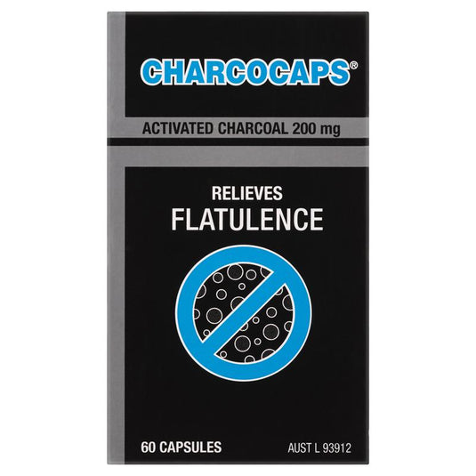 Charcocaps 200mg 60 Capsules
