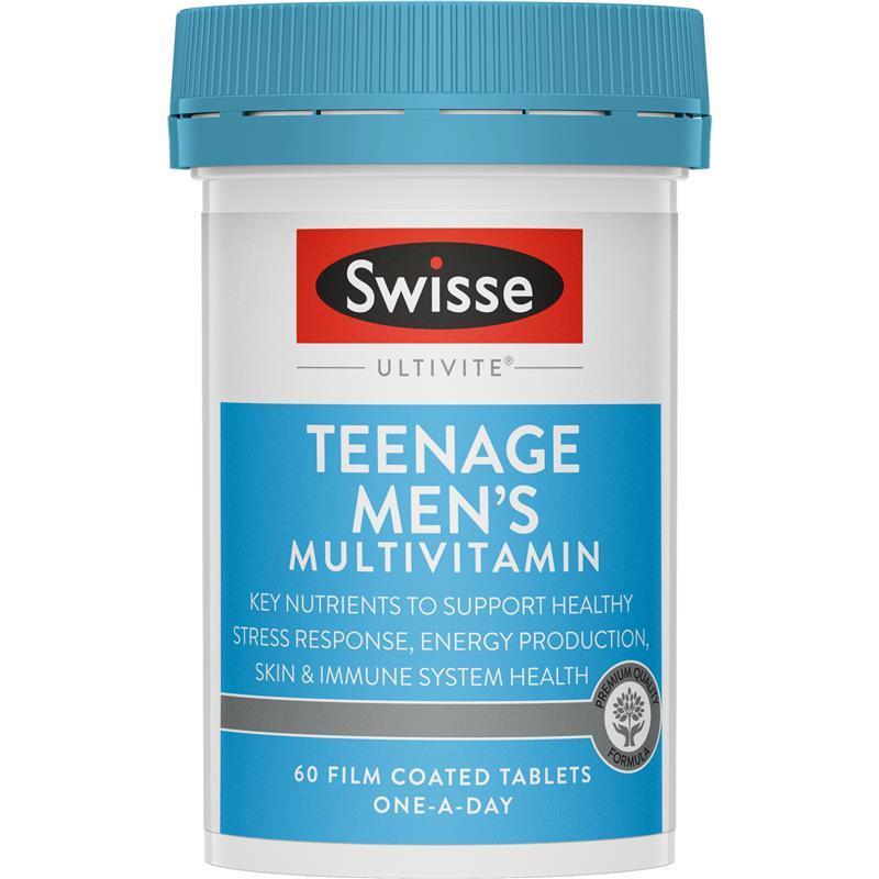 Load image into Gallery viewer, Swisse Teenage Ultivite Men's Multivitamin 60 Tablets
