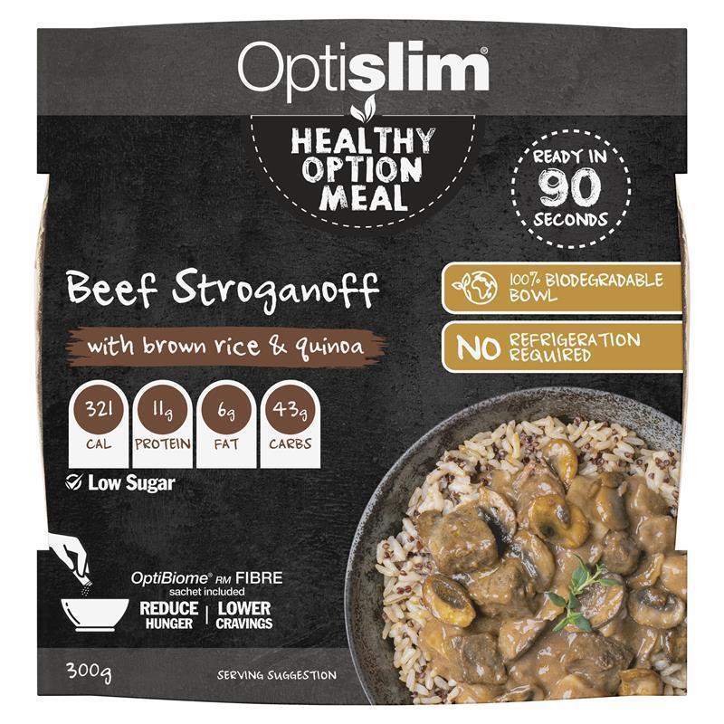 Load image into Gallery viewer, Optislim Healthy Option Meal Beef Stroganoff 300g NEW
