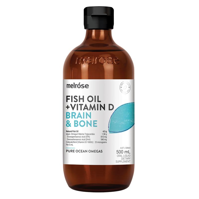 Load image into Gallery viewer, Melrose Omega Fish Oil + Vitamin D Joint &amp; Bone 500ml
