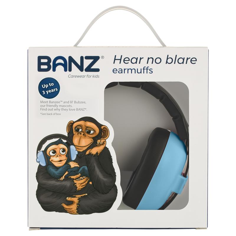 Load image into Gallery viewer, Banz Ear Muffs Mini 3+ Months to 2 Years Sky Blue
