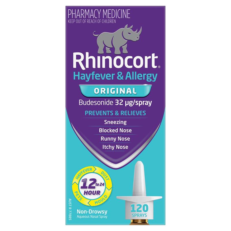 Load image into Gallery viewer, Rhinocort Original Hayfever &amp; Allergy Nasal Spray 120 Sprays

