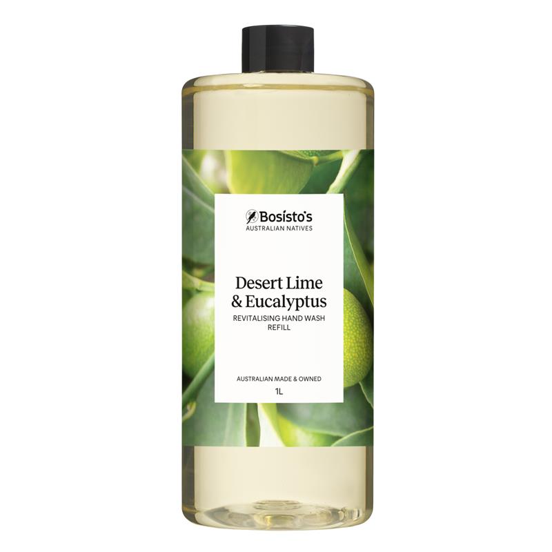 Load image into Gallery viewer, Bosistos Desert Lime &amp; Eucalyptus Hand Wash Refill 1L
