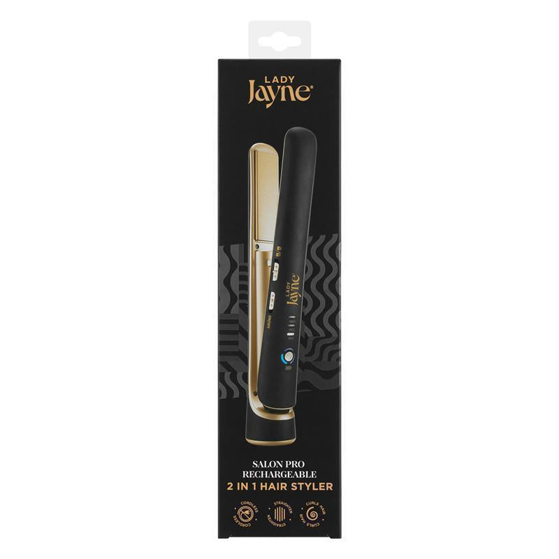 Load image into Gallery viewer, Lady Jayne Salon Pro Rechargeable 2 in 1 Hair Styler
