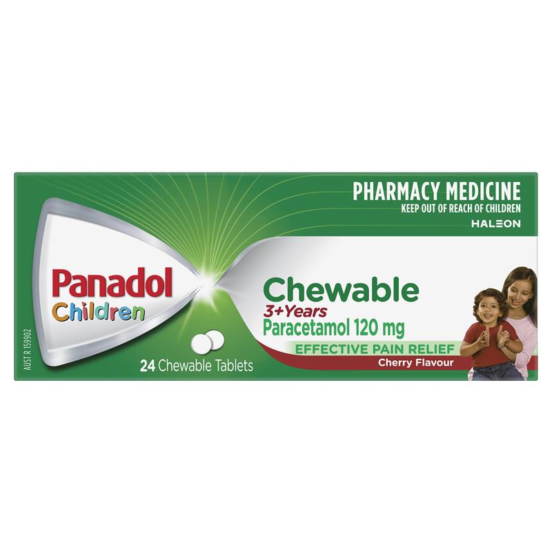 Load image into Gallery viewer, Panadol Children Chewable Tablets 3 Years+ 24 Tablets
