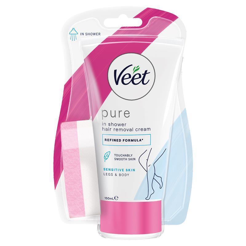 Load image into Gallery viewer, Veet In Shower Hair Removal Cream Sensitive 150ml
