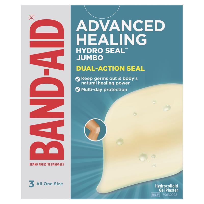 Load image into Gallery viewer, Band-Aid Advanced Healing Hydro Seal Jumbo 3 Pack
