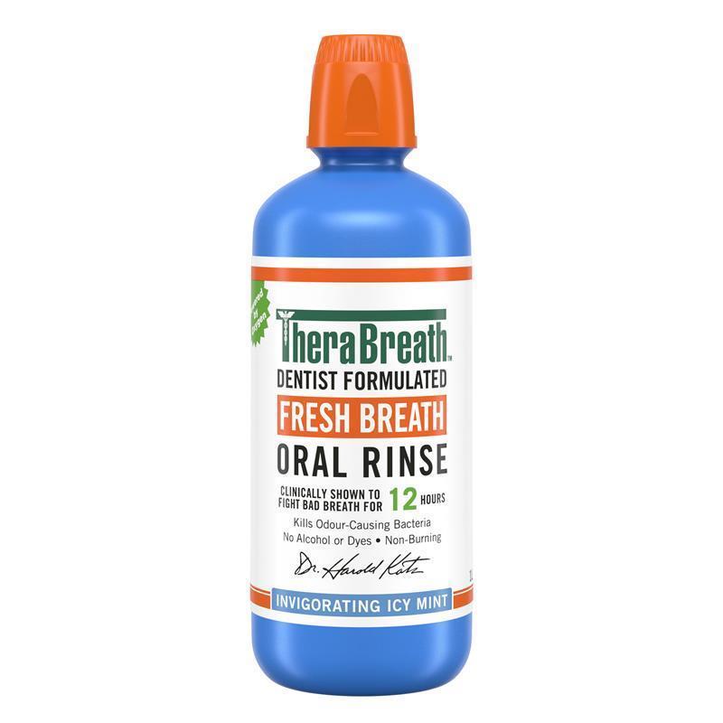 Load image into Gallery viewer, Therabreath Icy Mint Oral Rinse 1 Litre

