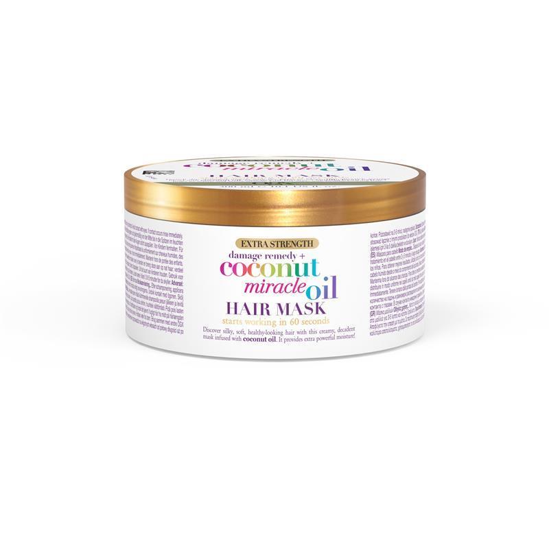 Load image into Gallery viewer, OGX Extra Strength Hydrate &amp; Repair Coconut Miracle Oil Hair Mask For Damaged &amp; Dry Hair 300mL
