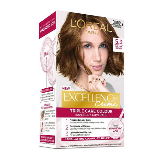 L'Oreal Excellence Creme 5.3 Golden Brown Hair Colour