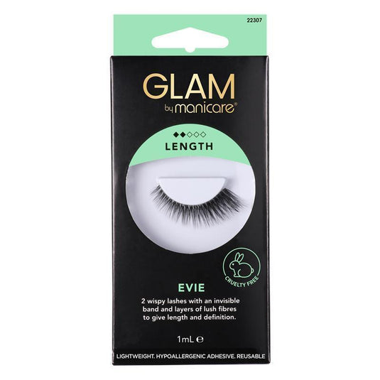 Glam By Manicare Evie Lashes Length