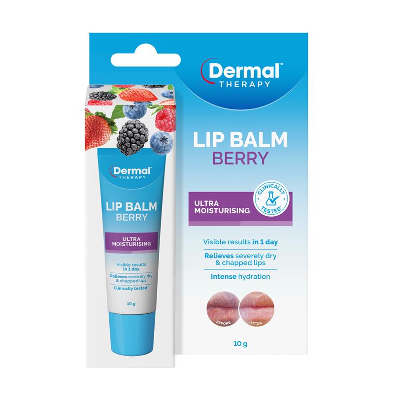 Load image into Gallery viewer, Dermal Therapy Lip Balm Berry 10g
