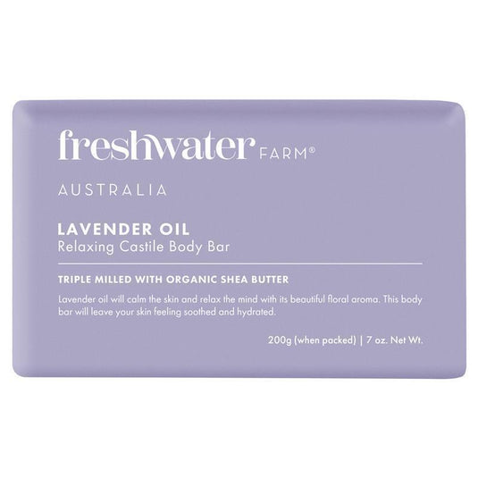 Freshwater Farm Lavender Oil Body Bar 200g