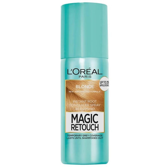 L'Oreal Paris Magic Retouch Temporary Root Concealer Spray - Blonde (Instant Grey Hair Coverage)