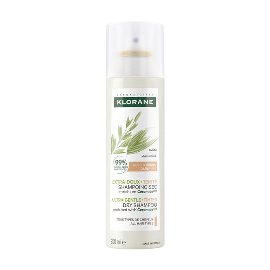 Klorane Dry Shampoo With Oat & Ceramide Dark Hair 250ml
