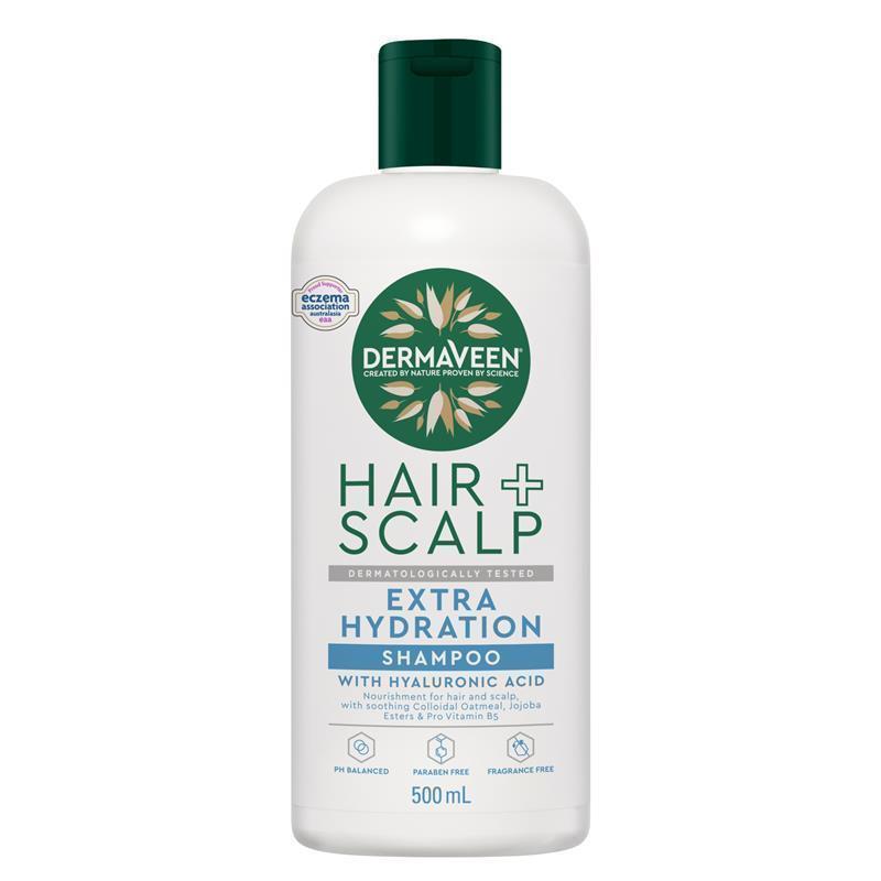 Load image into Gallery viewer, DermaVeen Hair + Scalp Extra Hydration Shampoo 500ml
