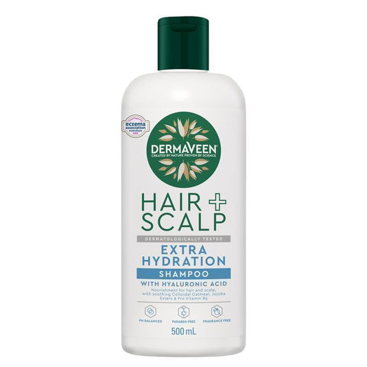 DermaVeen Hair + Scalp Extra Hydration Shampoo 500ml