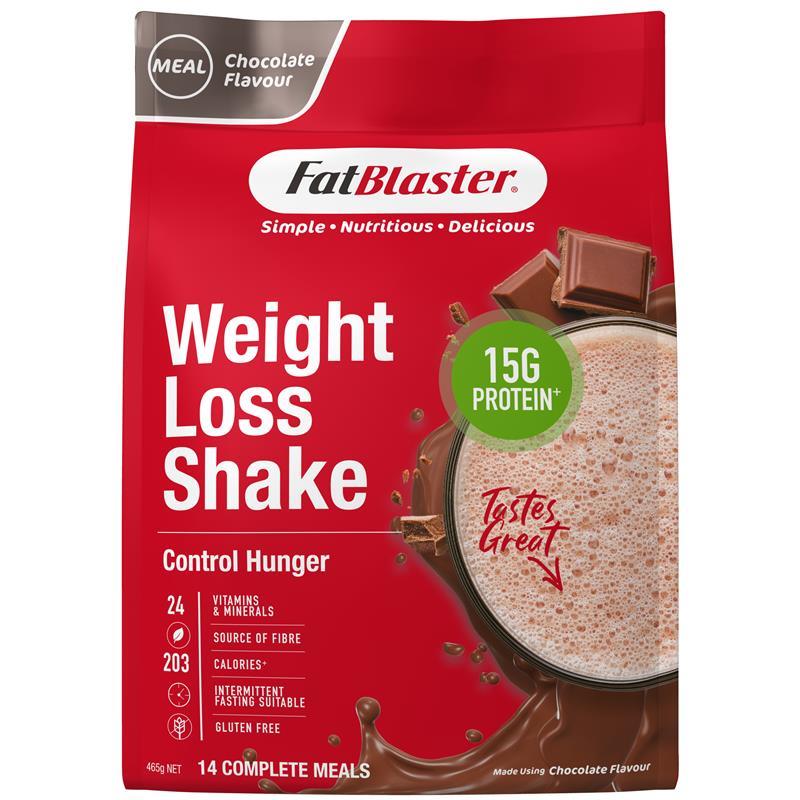 Load image into Gallery viewer, Fatblaster Weight Loss Shake Red Pouch Chocolate 465g
