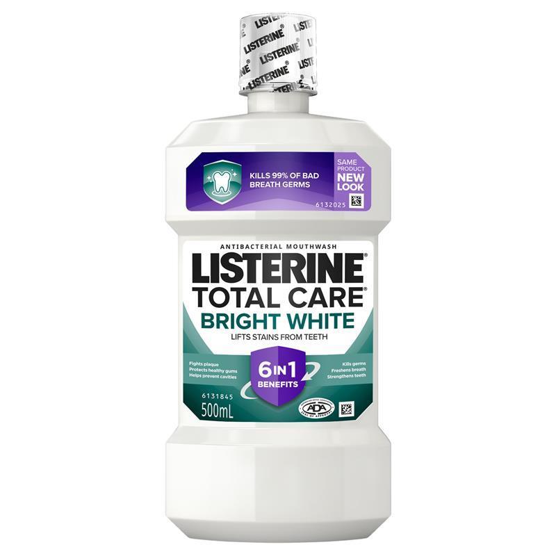 Load image into Gallery viewer, Listerine Mouthwash Bright White 500ml
