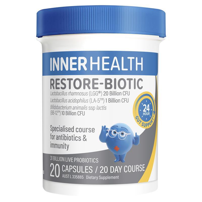 Load image into Gallery viewer, Inner Health Restore-Biotic Probiotic 20 Capsules
