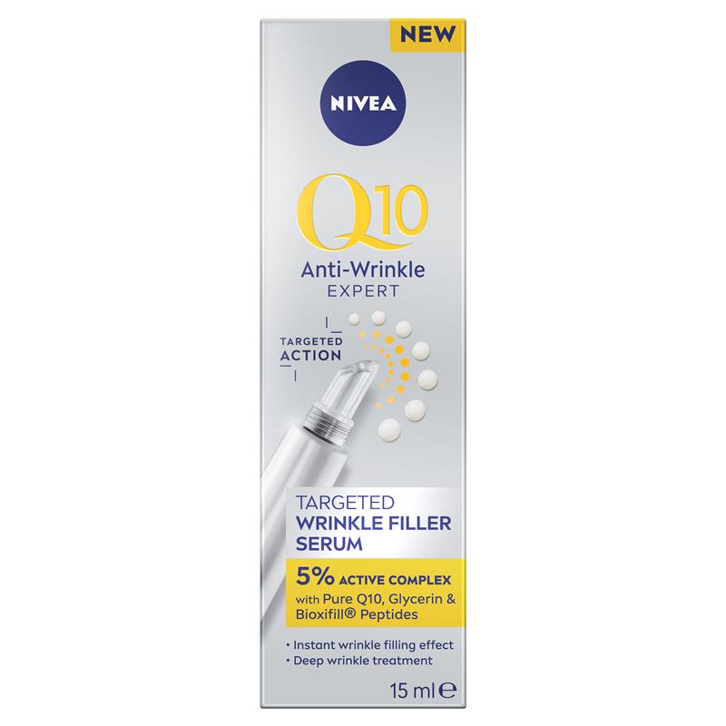 Load image into Gallery viewer, NIVEA Q10 Anti-Wrinkle Expert Targeted Wrinkle Filler Serum 15ml
