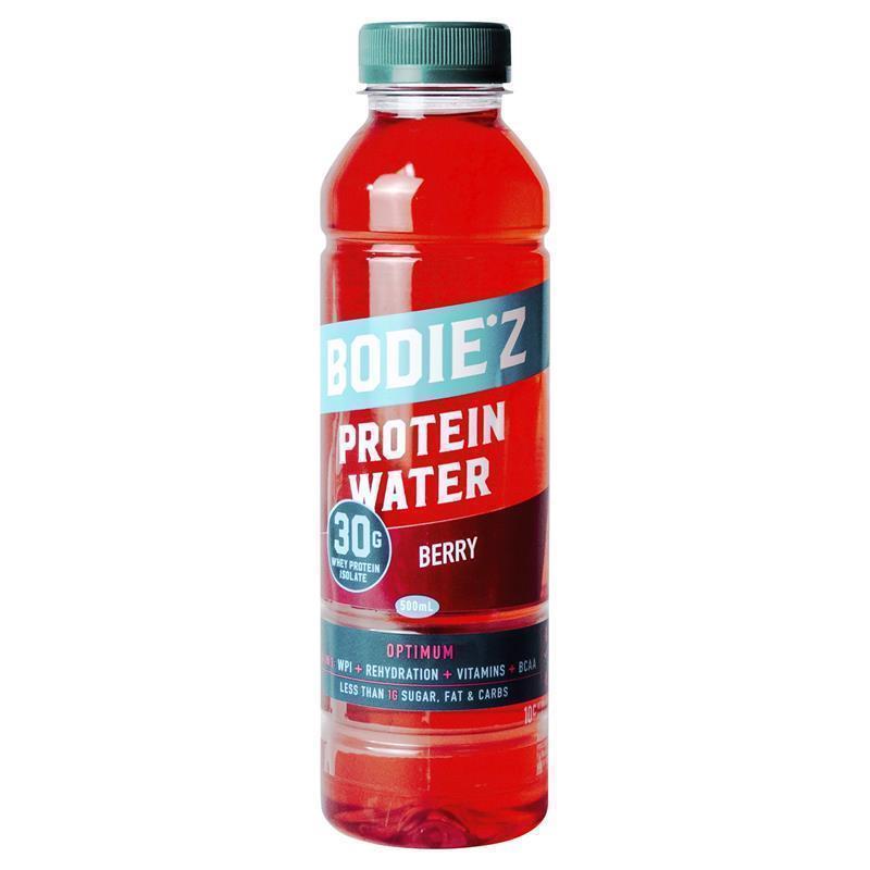 Load image into Gallery viewer, Bodiez Protein Water Berry 500ml 4 Pack
