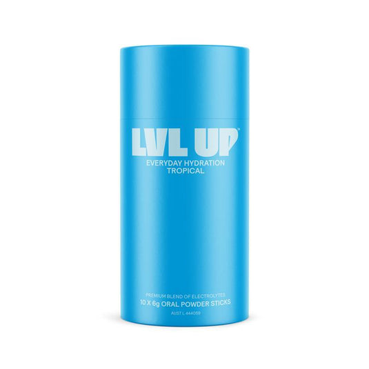 Lvl Up Everyday Hydration Sticks Tropical 10 Pack