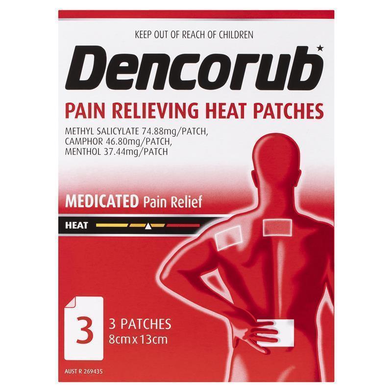 Load image into Gallery viewer, Dencorub Pain Relieving Heat Patch 3 Pack
