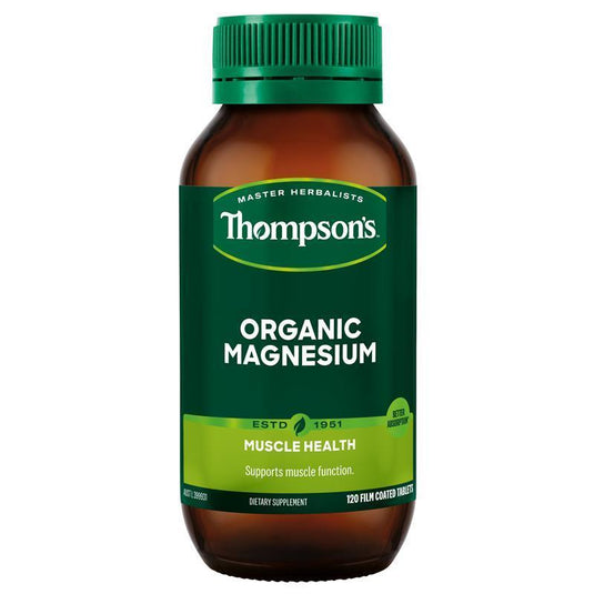 Thompson's Organic Magnesium 120 Tablets