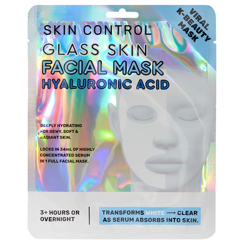 Load image into Gallery viewer, Skin Control Glass Skin Face Mask Hyaluronic Acid
