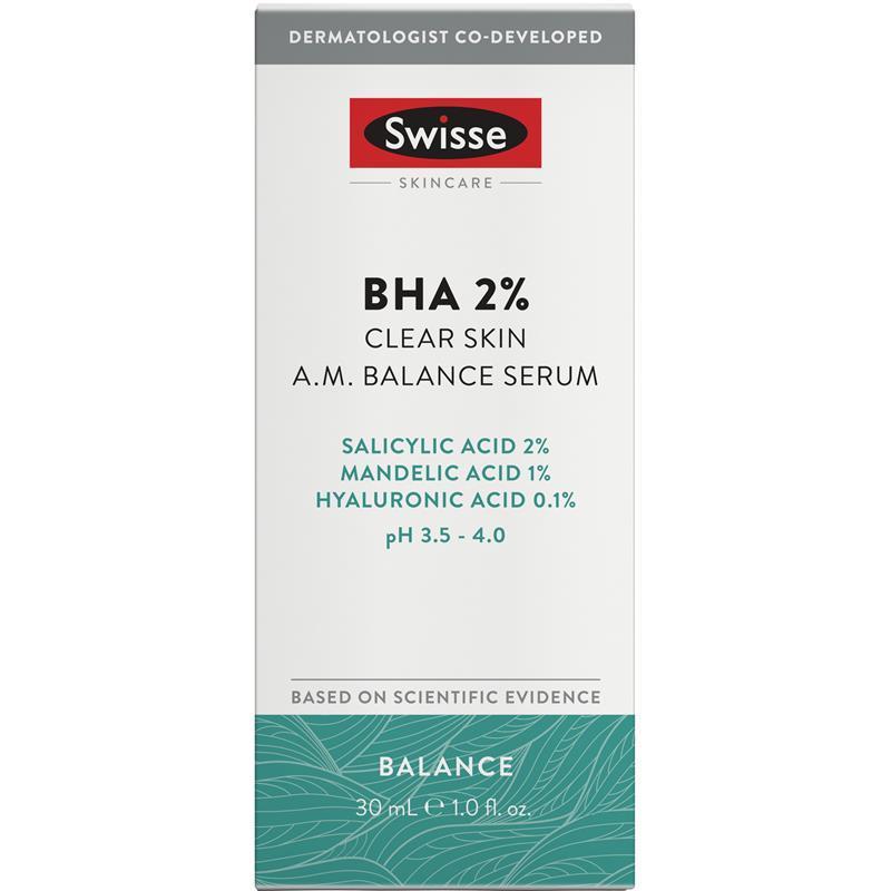 Load image into Gallery viewer, Swisse Skincare BHA 2% Clear Skin AM Balance Serum 30ml

