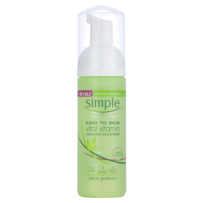 Load image into Gallery viewer, Simple Kind To Skin Foaming Cleanser Vital Vitamin 150ml
