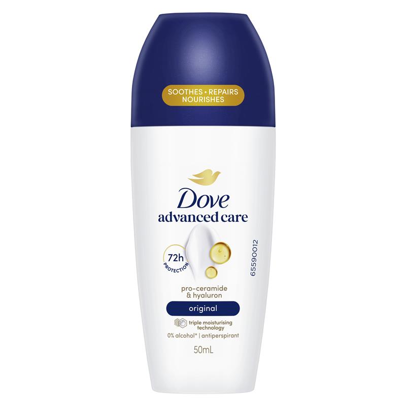 Load image into Gallery viewer, Dove Women Advanced Care Antiperspirant Deodorant 72h Roll On Original 50ml
