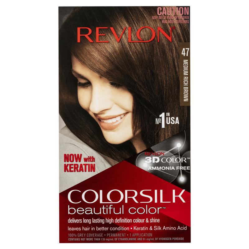 Load image into Gallery viewer, Revlon ColorSilk 47 Medium Rich Brown
