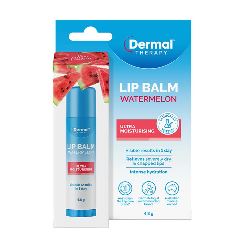 Load image into Gallery viewer, Dermal Therapy Lip Balm Stick Watermelon 4.8g
