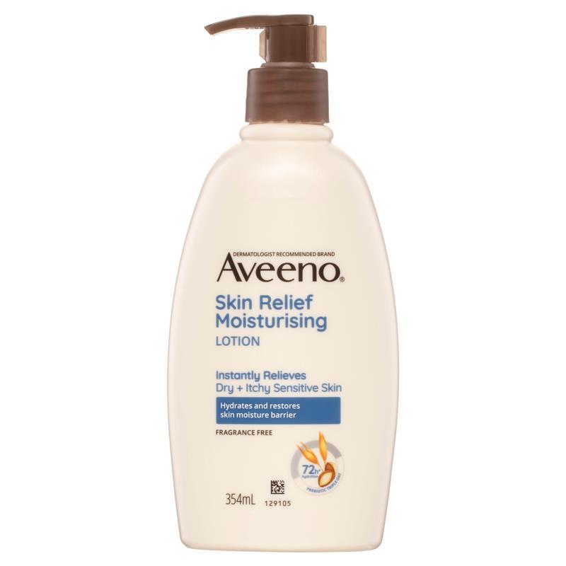 Load image into Gallery viewer, Aveeno Skin Relief Fragrance Free Moisturising Body Lotion 354mL
