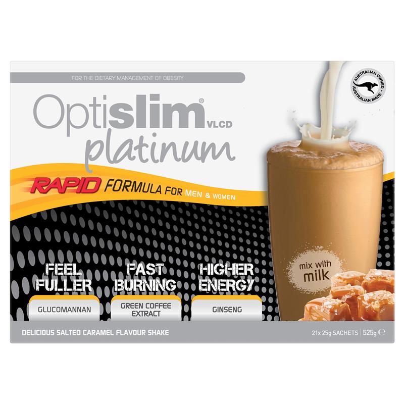 Load image into Gallery viewer, Optislim VLCD Platinum Salted Caramel 21x25g
