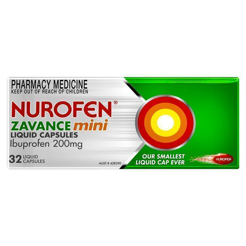 Load image into Gallery viewer, Nurofen Zavance 32 Mini Liquid Capsules
