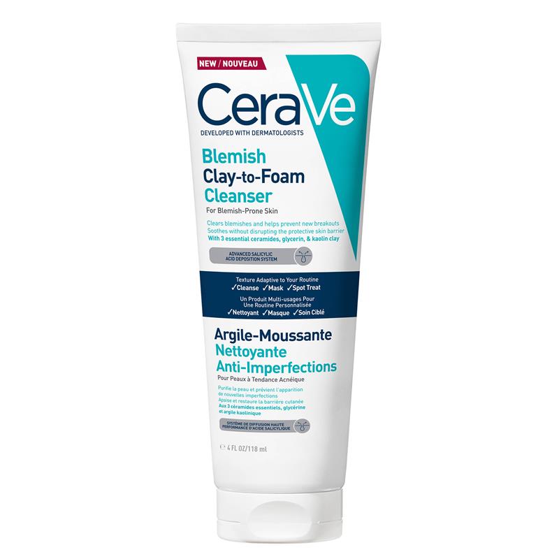 Load image into Gallery viewer, CeraVe Blemish Clay-To-Foam Cleanser 118ml
