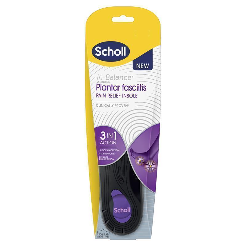 Load image into Gallery viewer, Scholl In Balance Pain Relief Plantar Fasciitis Orthotic Insole Large
