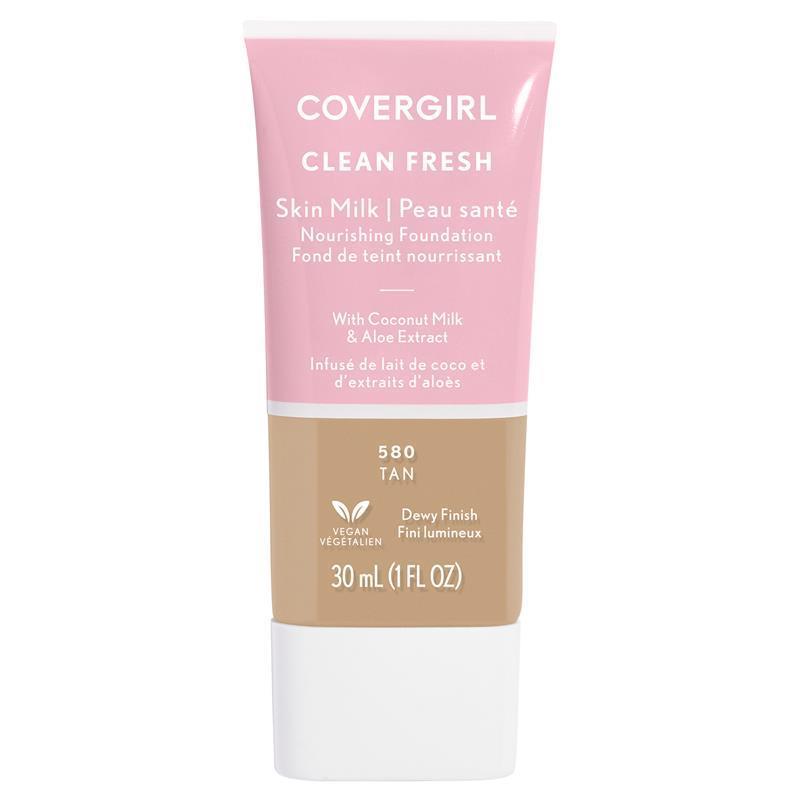 Load image into Gallery viewer, Covergirl Clean Fresh Skin Milk Vegan Foundation Tan 580
