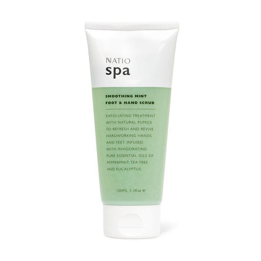 Natio Spa Smoothing Mint Foot & Hand Scrub 100ml