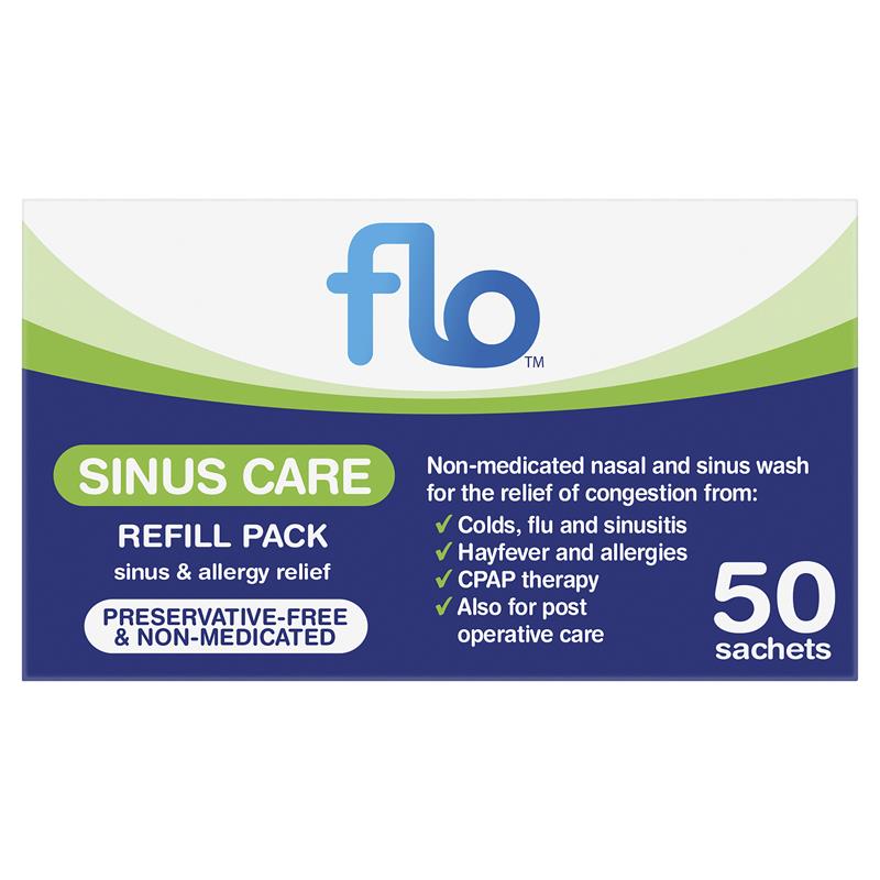 Load image into Gallery viewer, FLO Sinus Care Refill Pack 50 Sachets
