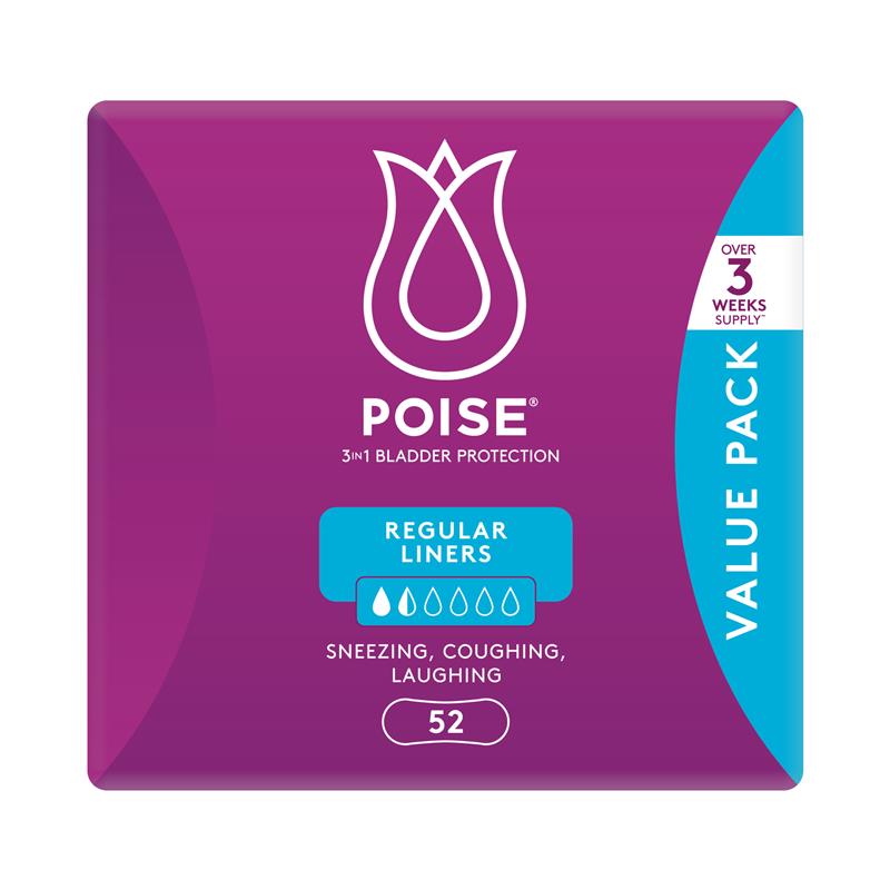 Load image into Gallery viewer, Poise Liner Regular Bulk 52 Pack
