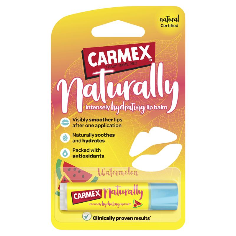 Load image into Gallery viewer, Carmex Lip Balm Naturally Hydrating Watermelon
