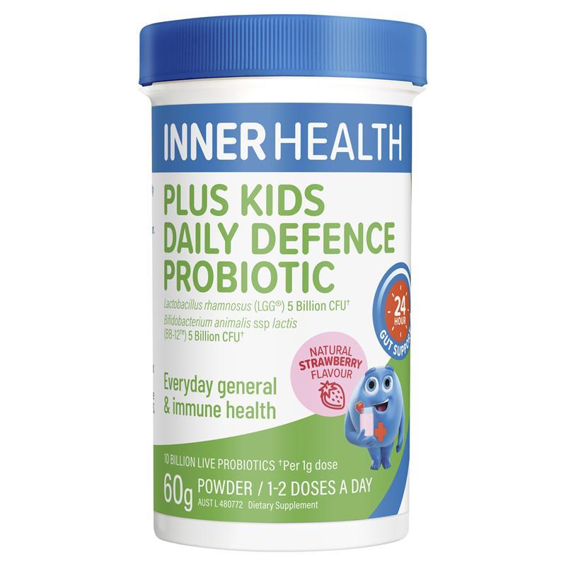 Load image into Gallery viewer, Inner Health Plus Kids Daily Defence Probiotic 60g Powder
